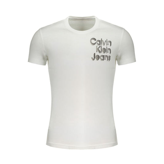 Calvin Klein T-Shirt aus weißer Baumwolle