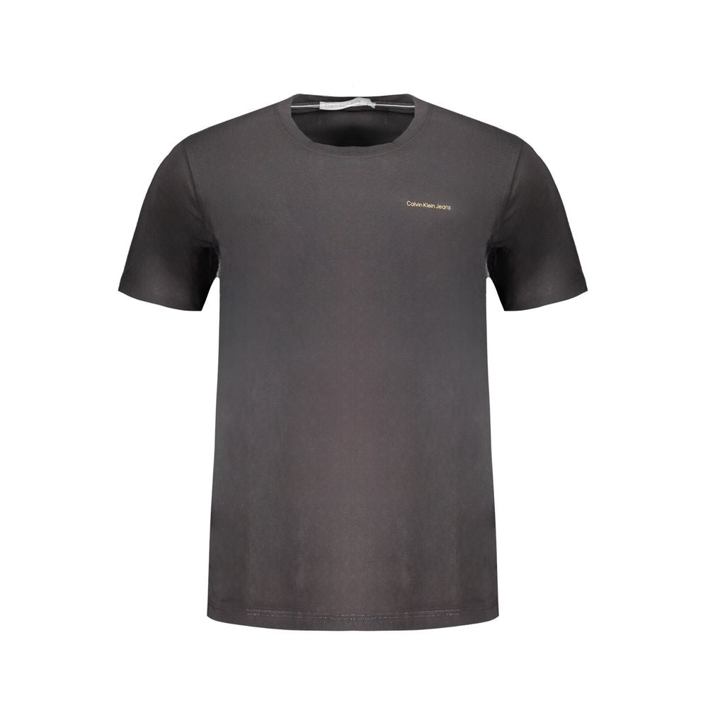 Calvin Klein Schwarzes T-Shirt aus Baumwolle