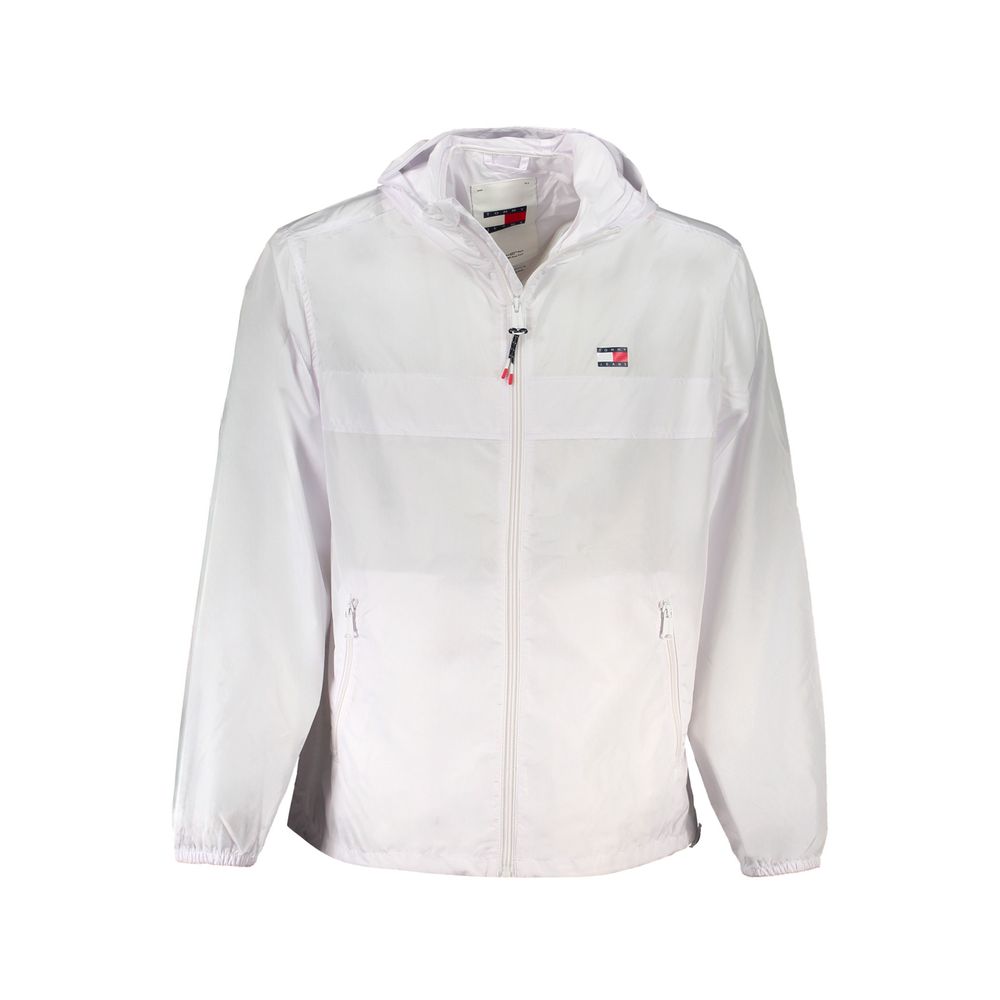 Tommy Hilfiger Weiße Polyester-Jacke