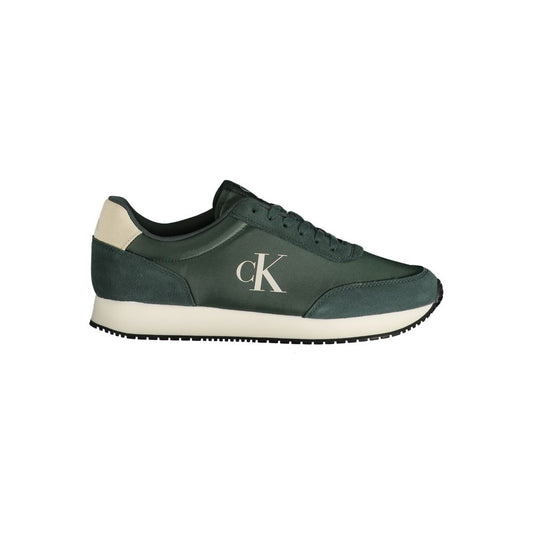 Calvin Klein Grüner Polyester Herren Sneaker