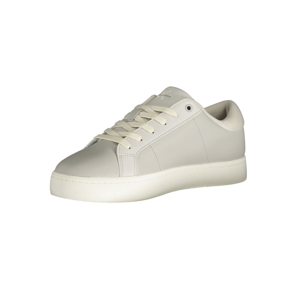 Calvin Klein Graue Leder Herren Sneaker