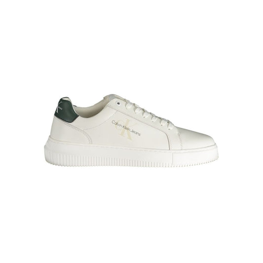 Calvin Klein Sneaker aus weißem Polyester