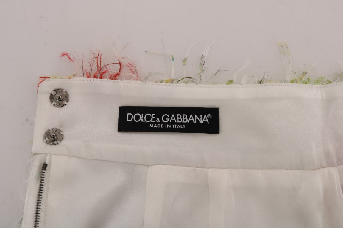 Dolce &amp; Gabbana Tyylikäs korkeavyötäröinen kukkakynähame