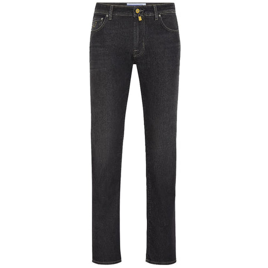 Jacob Cohen Schwarze Baumwolljeans & Hose