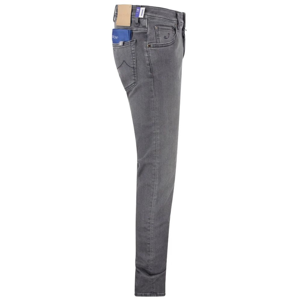 Jacob Cohen Graue Baumwolljeans & Hose