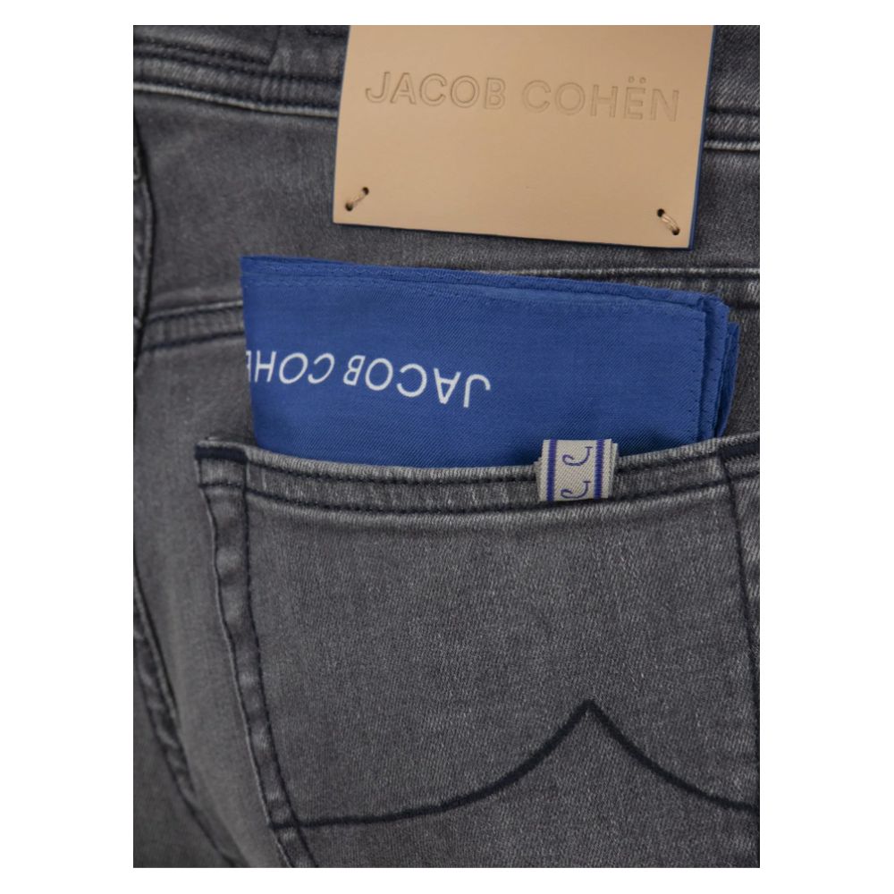 Jacob Cohen Graue Baumwolljeans & Hose