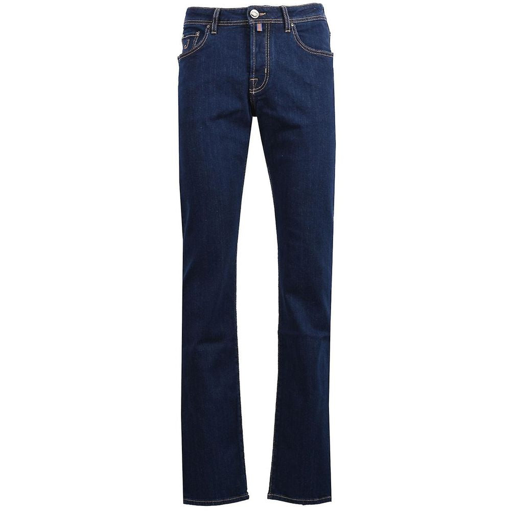 Jacob Cohen Blue Cotton Jeans &amp; Pants