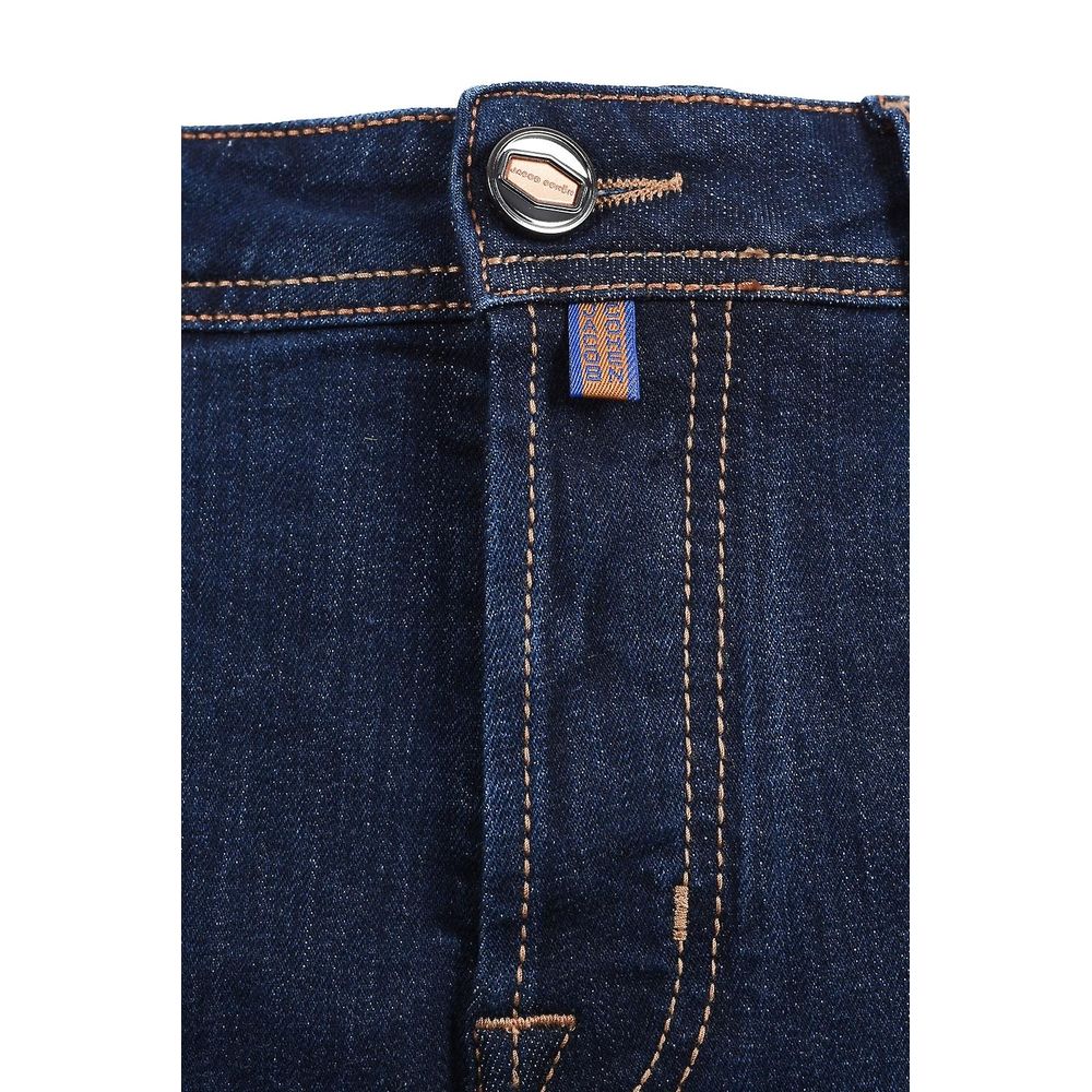 Jacob Cohen Blue Cotton Jeans &amp; Pants