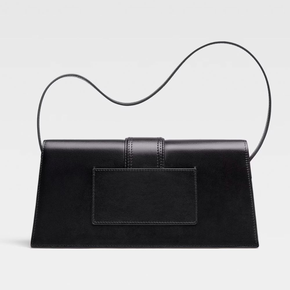 Jacquemus Schwarze Lederhandtasche