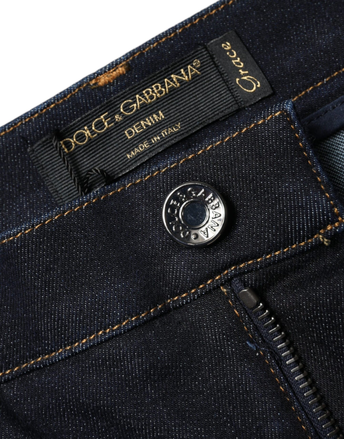 Dolce & Gabbana Schwarze GRACE High Waist Skinny Denim Jeans