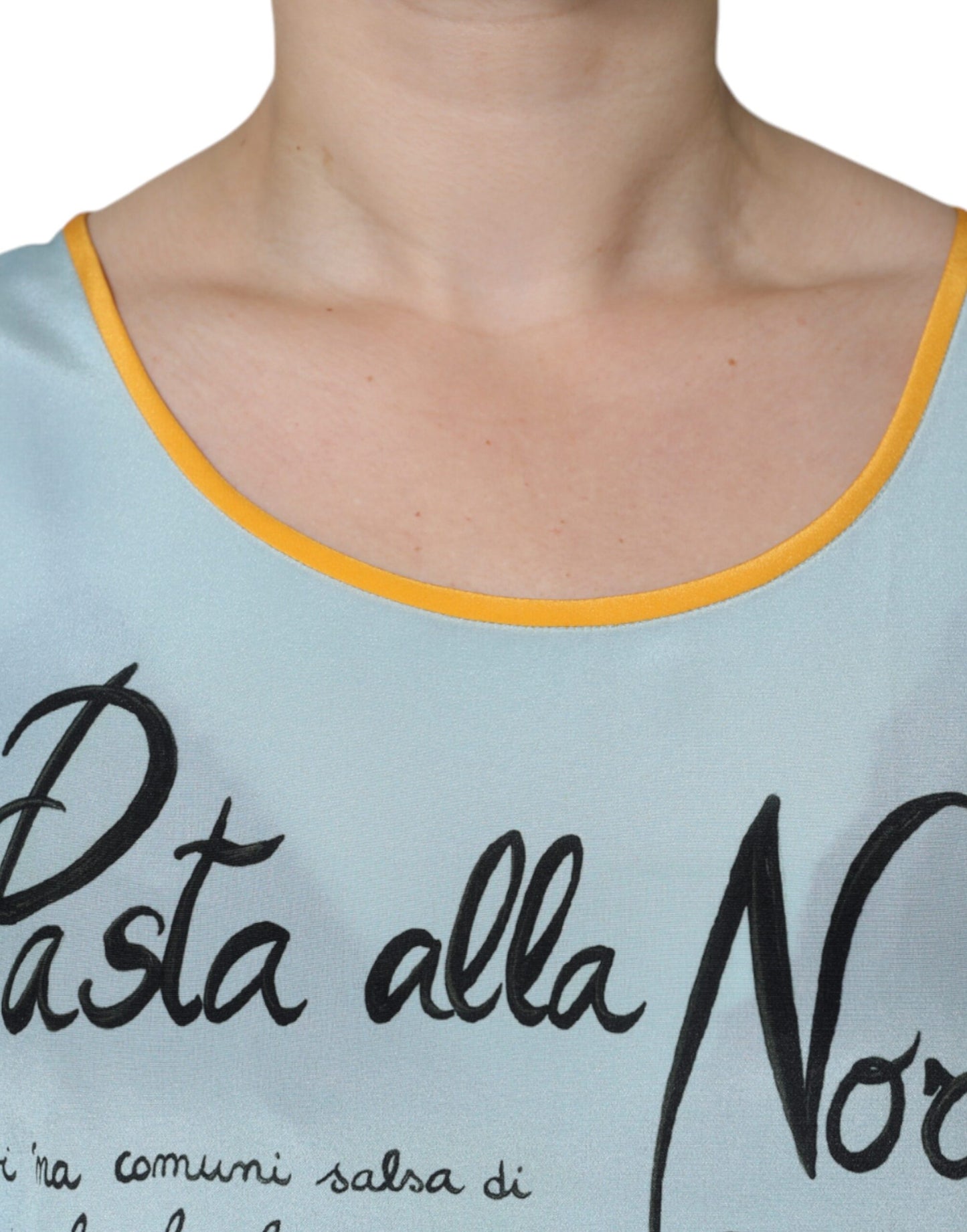 Dolce & Gabbana Multicolor Pasta Alla Norma Druck Tank Top