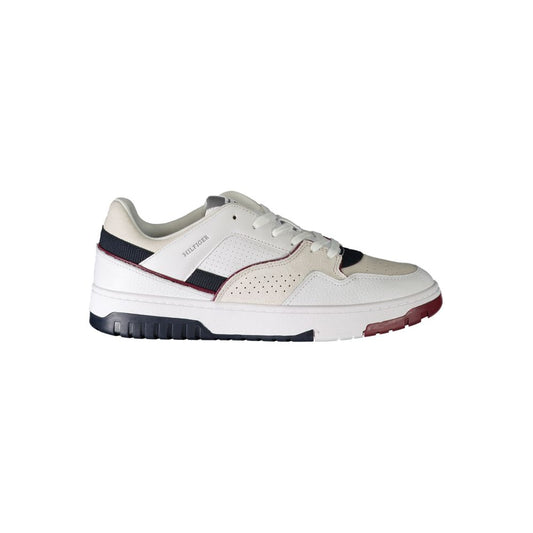 Tommy Hilfiger Weißes Polyethylen Herren Sneaker