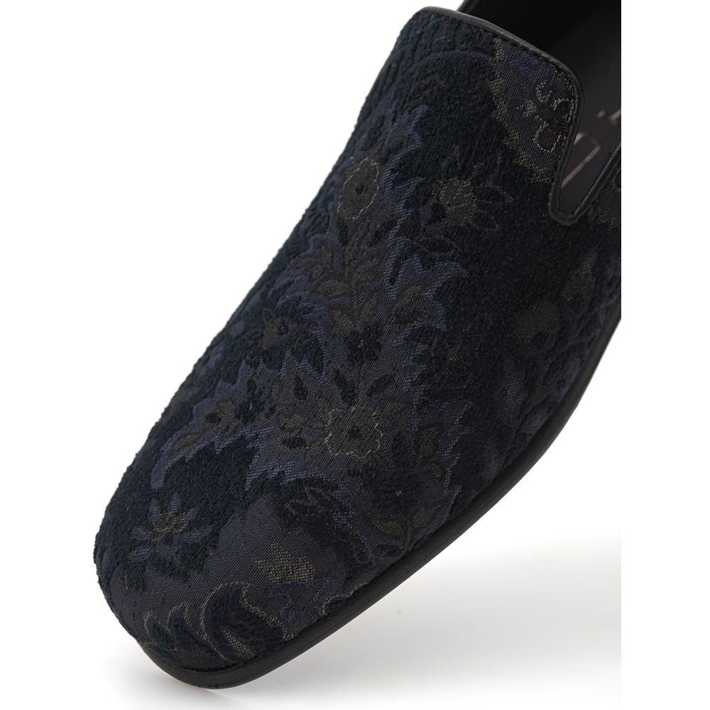 Etro Loafer aus blauem Leder