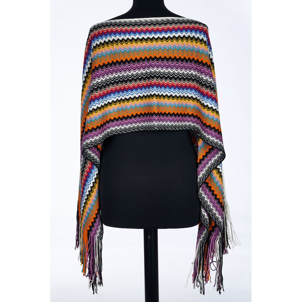 Missoni Multicolor Wolle Frauen Poncho