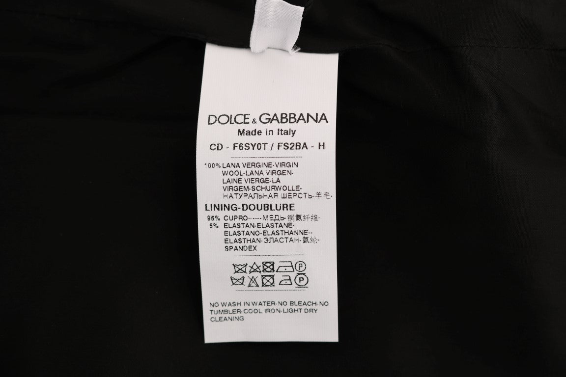 Dolce &amp; Gabbana Chic hihaton mekko pilkullista villaa