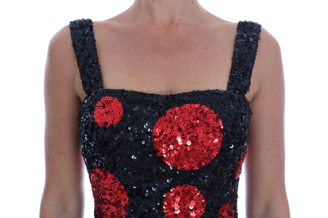 Dolce &amp; Gabbana Elegant Polka Dot -tuppimekko