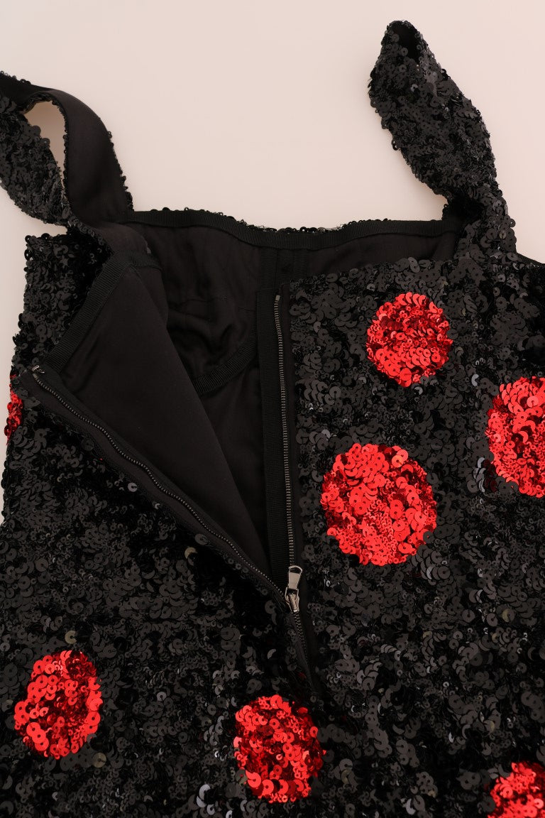 Dolce &amp; Gabbana Elegant Polka Dot -tuppimekko