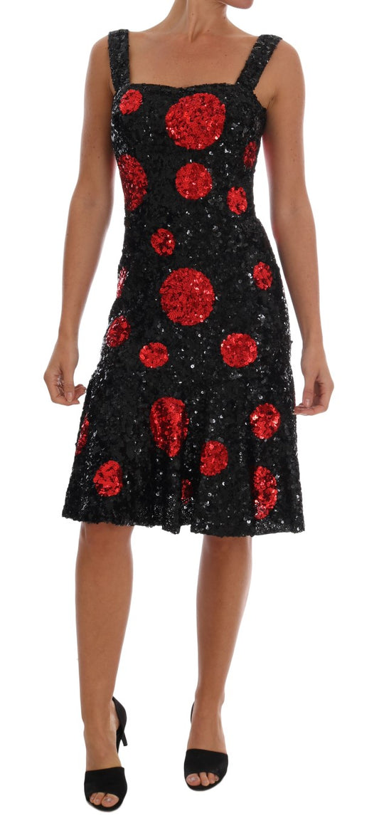 Dolce &amp; Gabbana Elegant Polka Dot -tuppimekko