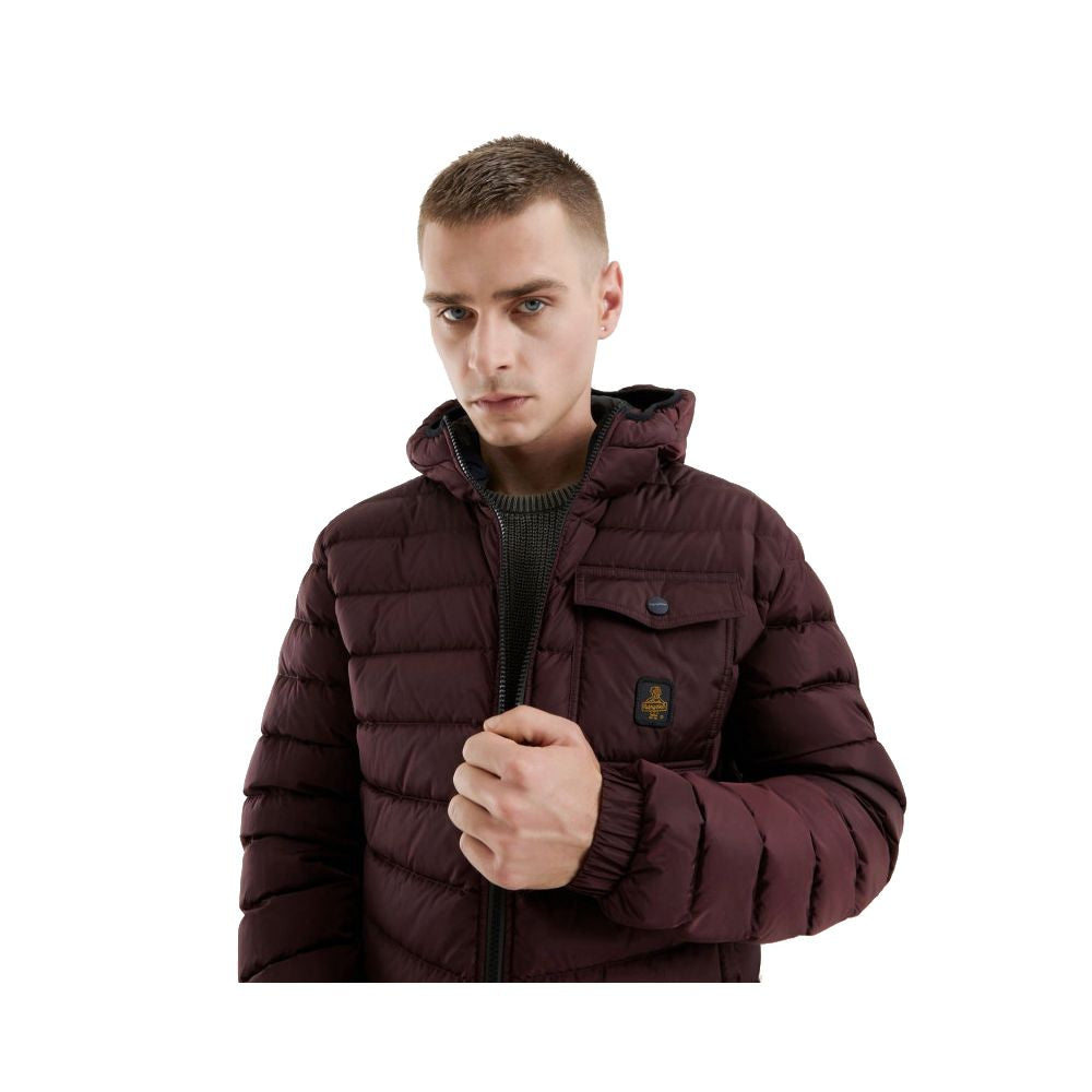 Refrigiwear Rote Nylon Herren Jacke