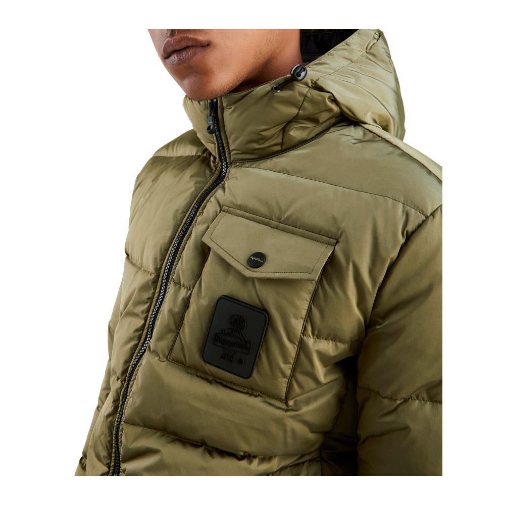 Refrigiwear Grüne Nylon Männer Jacke