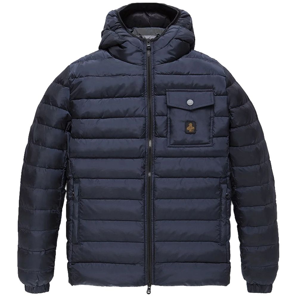 Refrigiwear Blaue Nylon Herrenjacke