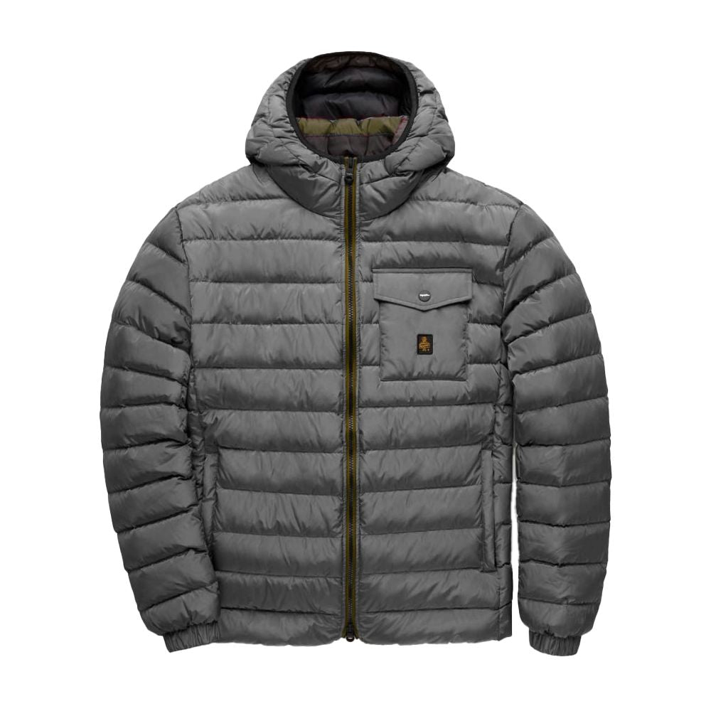 Refrigiwear Graue Nylon Herrenjacke