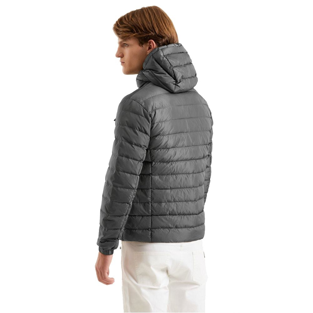 Refrigiwear Graue Nylon Herrenjacke