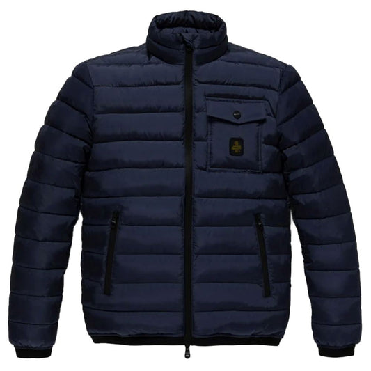 Refrigiwear Blaue Nylonjacke