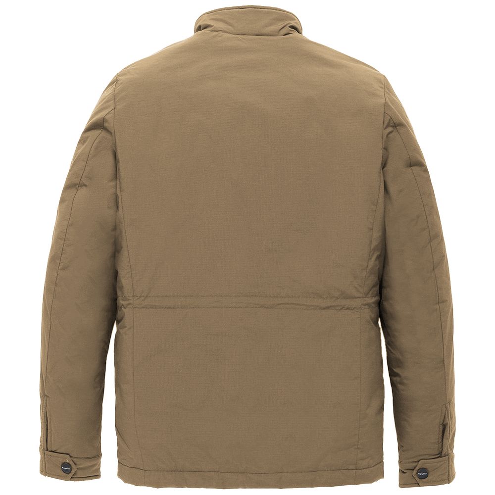 Refrigiwear Braune Nylon Herrenjacke