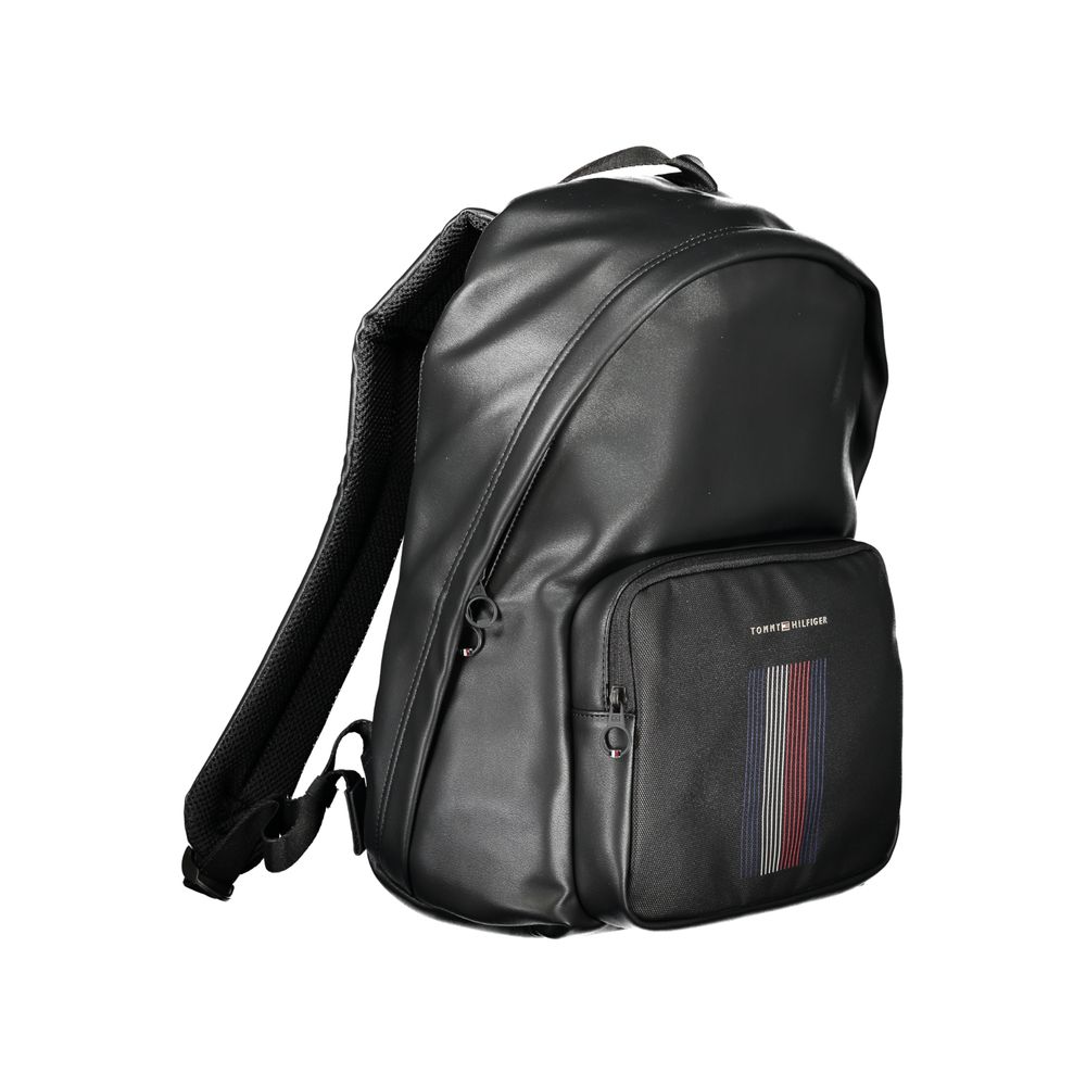 Tommy Hilfiger Schwarzer Polyester-Rucksack