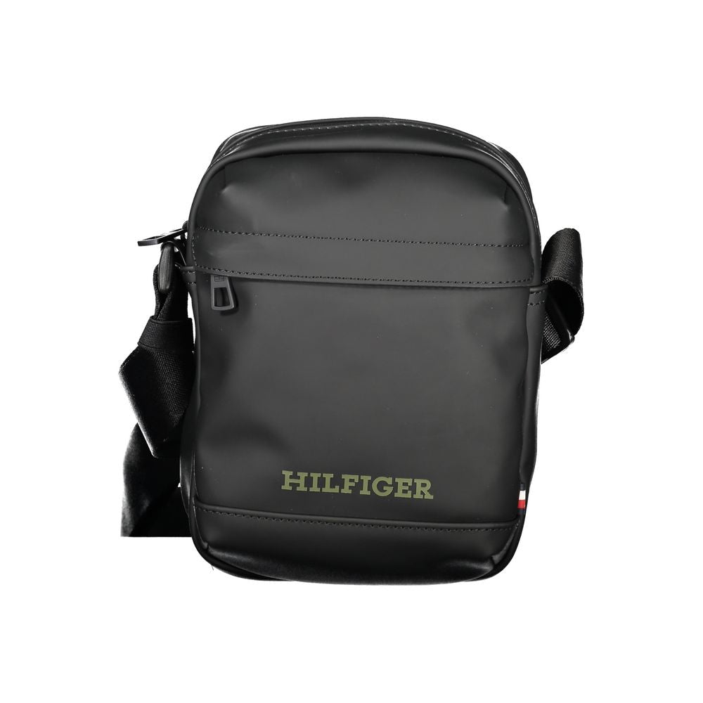 Tommy Hilfiger Schwarze Polyethylen-Umhängetasche