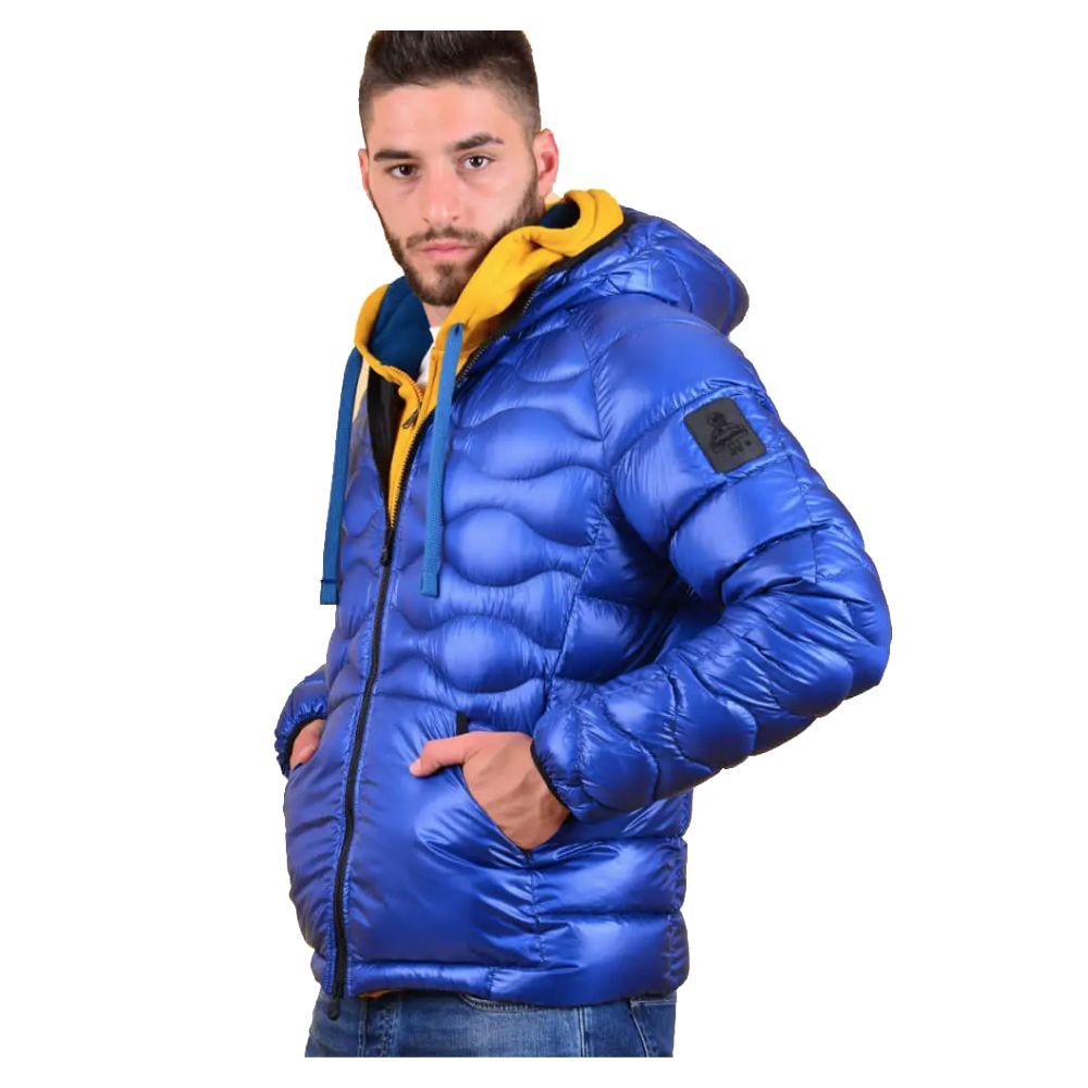 Refrigiwear Blaue Nylon Herrenjacke