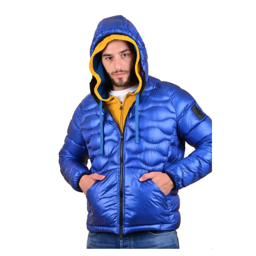 Refrigiwear Blaue Nylon Herrenjacke