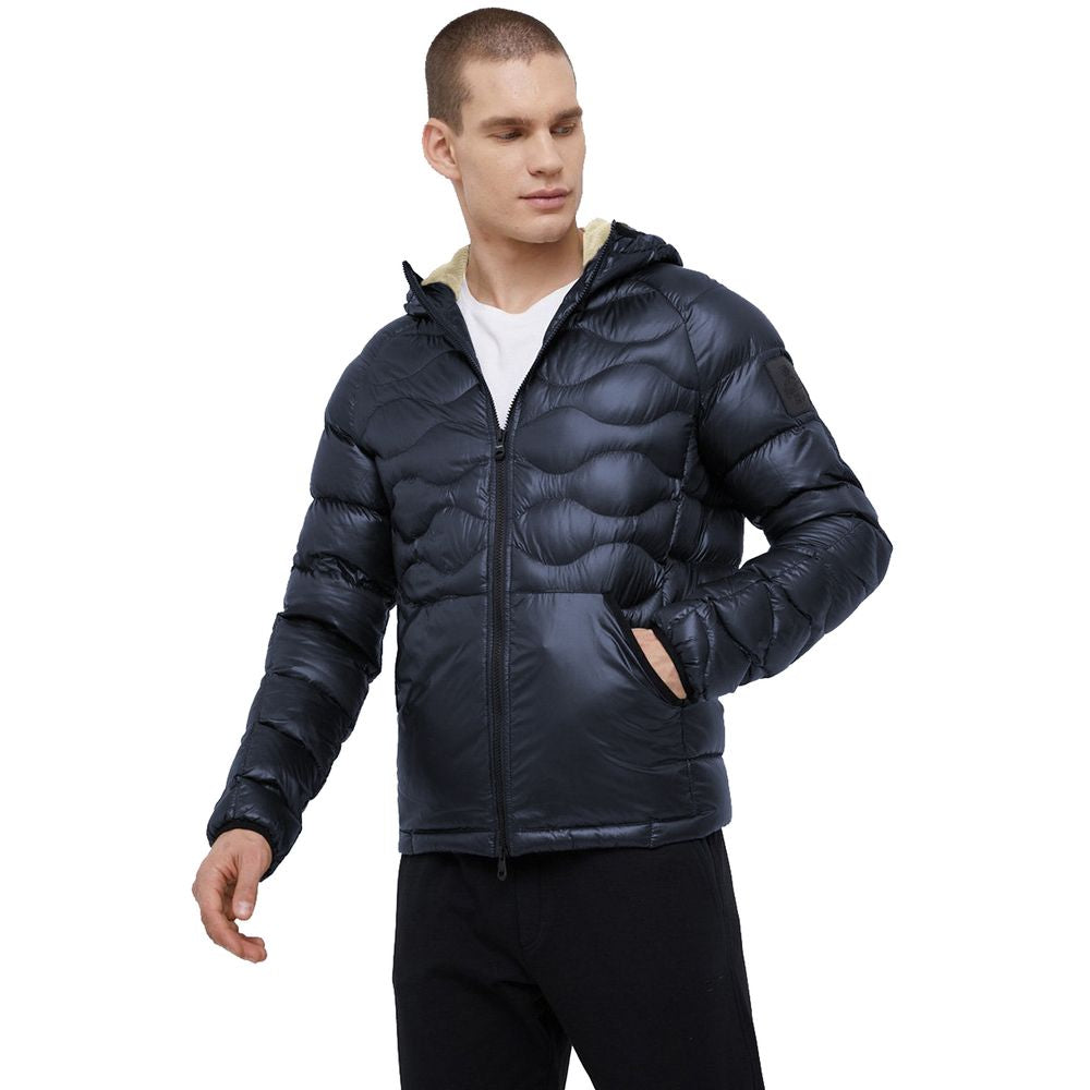 Refrigiwear Blaue Nylonjacke