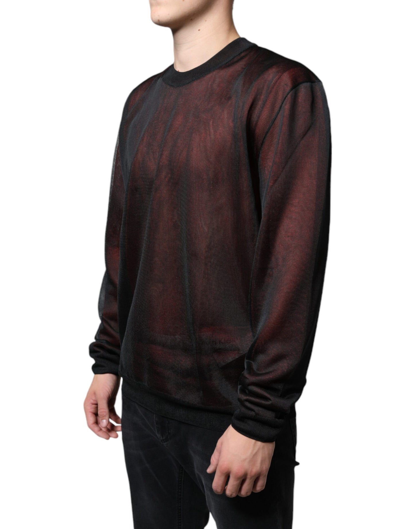 Dolce &amp; Gabbana Brown Polyester Pullover Sweatshirt Sweater