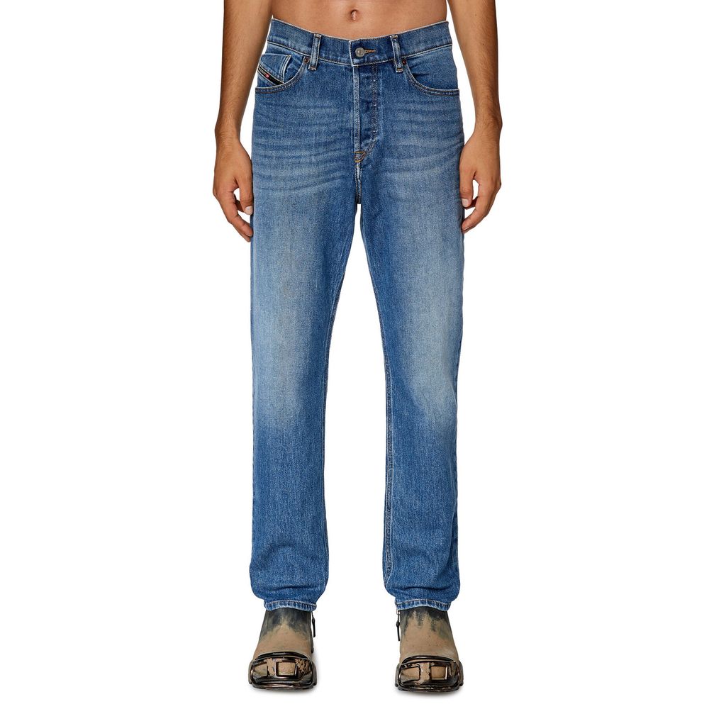 Diesel Blue Cotton Jeans &amp; Pants