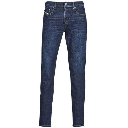 Diesel Blue Cotton Jeans &amp; Pants