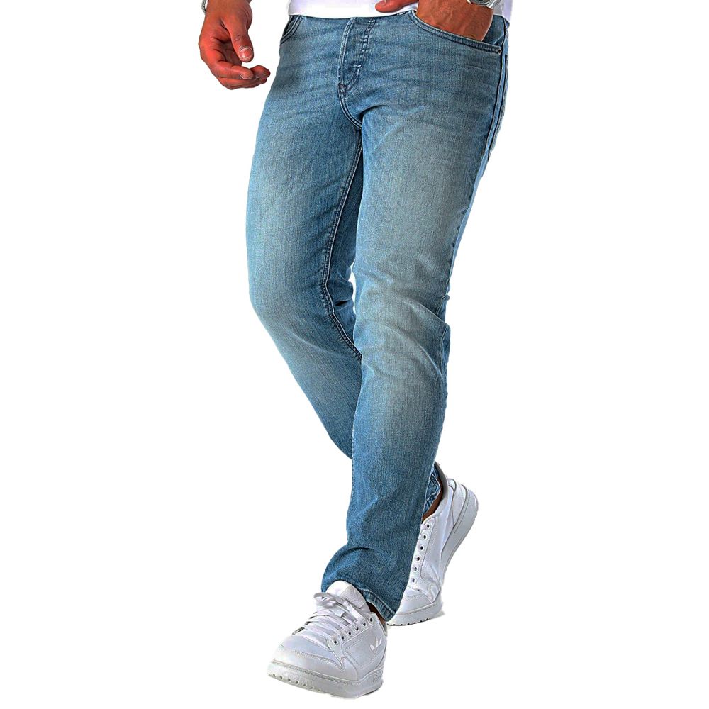 Diesel Blue Cotton Jeans &amp; Pants