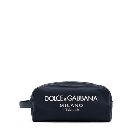 Dolce & Gabbana Blaue Nylontasche