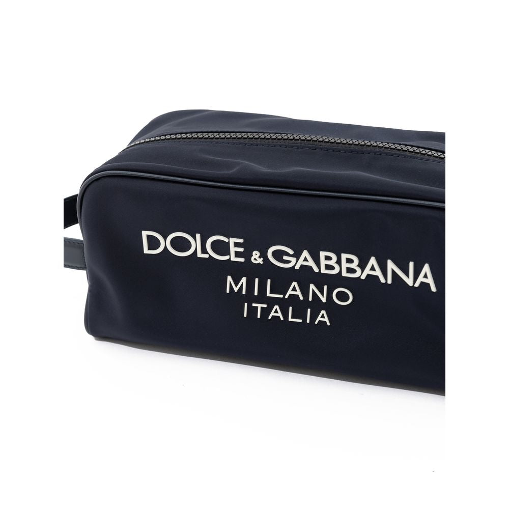 Dolce & Gabbana Blaue Nylontasche