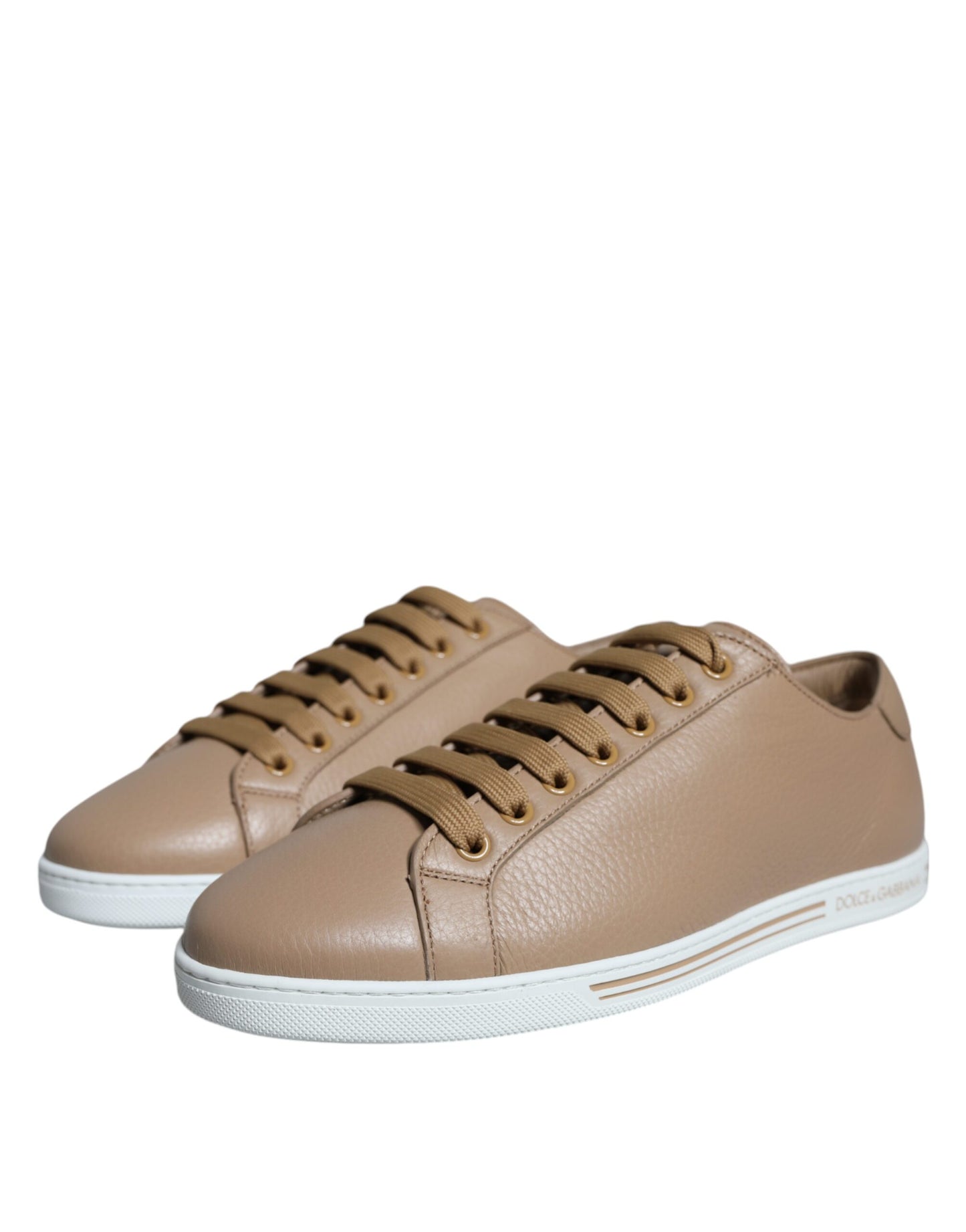 Dolce & Gabbana Braun Low Top Männer Saint Tropez Turnschuhe Schuhe