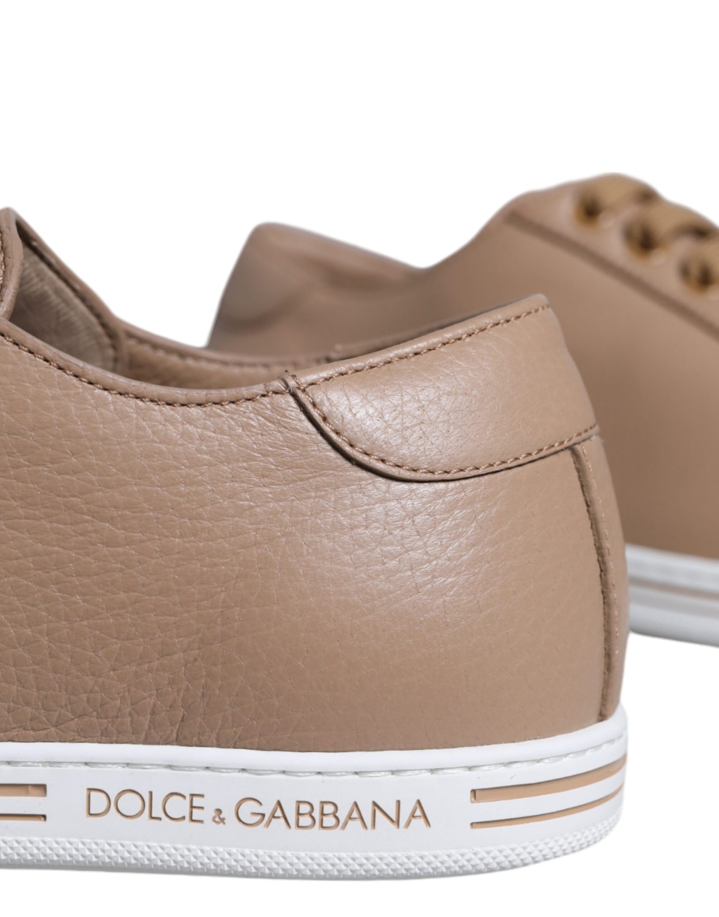 Dolce & Gabbana Braun Low Top Männer Saint Tropez Turnschuhe Schuhe