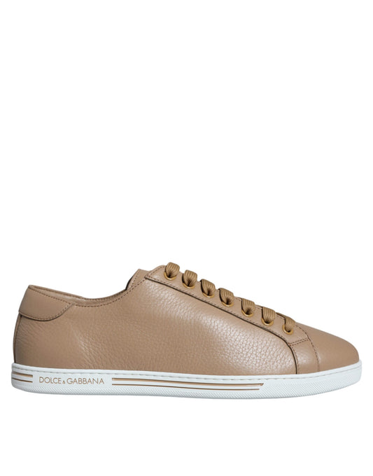 Dolce & Gabbana Braun Low Top Männer Saint Tropez Turnschuhe Schuhe