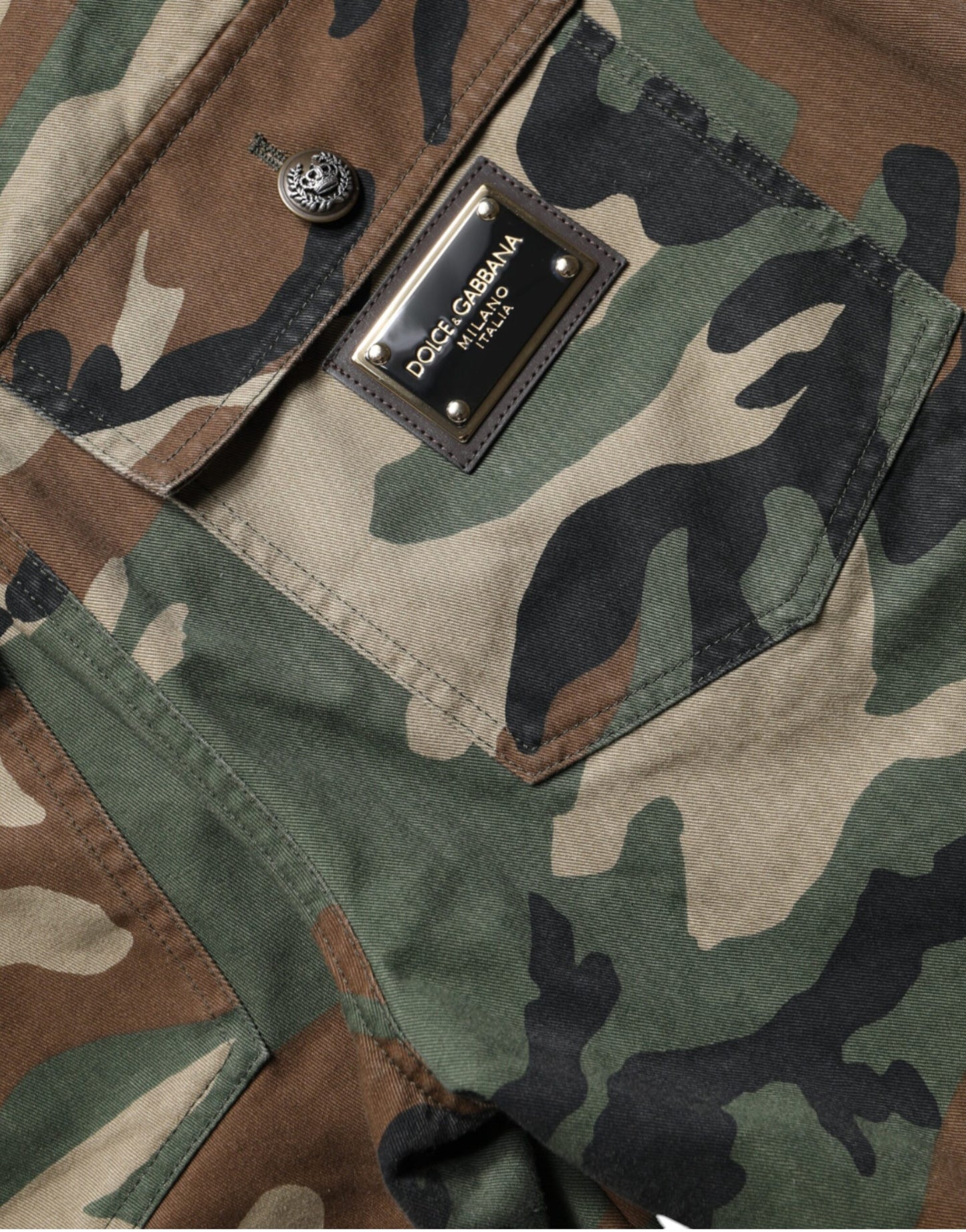 Dolce & Gabbana Mehrfarbige Camouflage Cargo-Hose