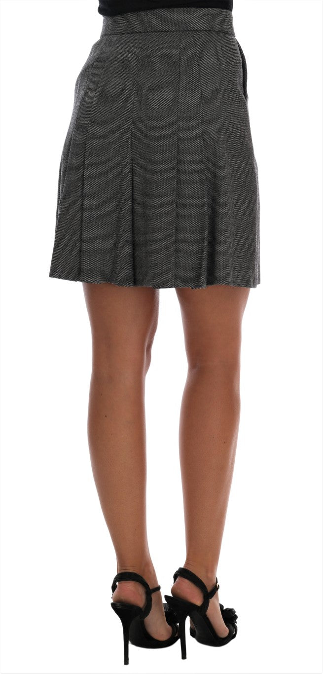 Dolce &amp; Gabbana Chic high-waisted wool mini shorts