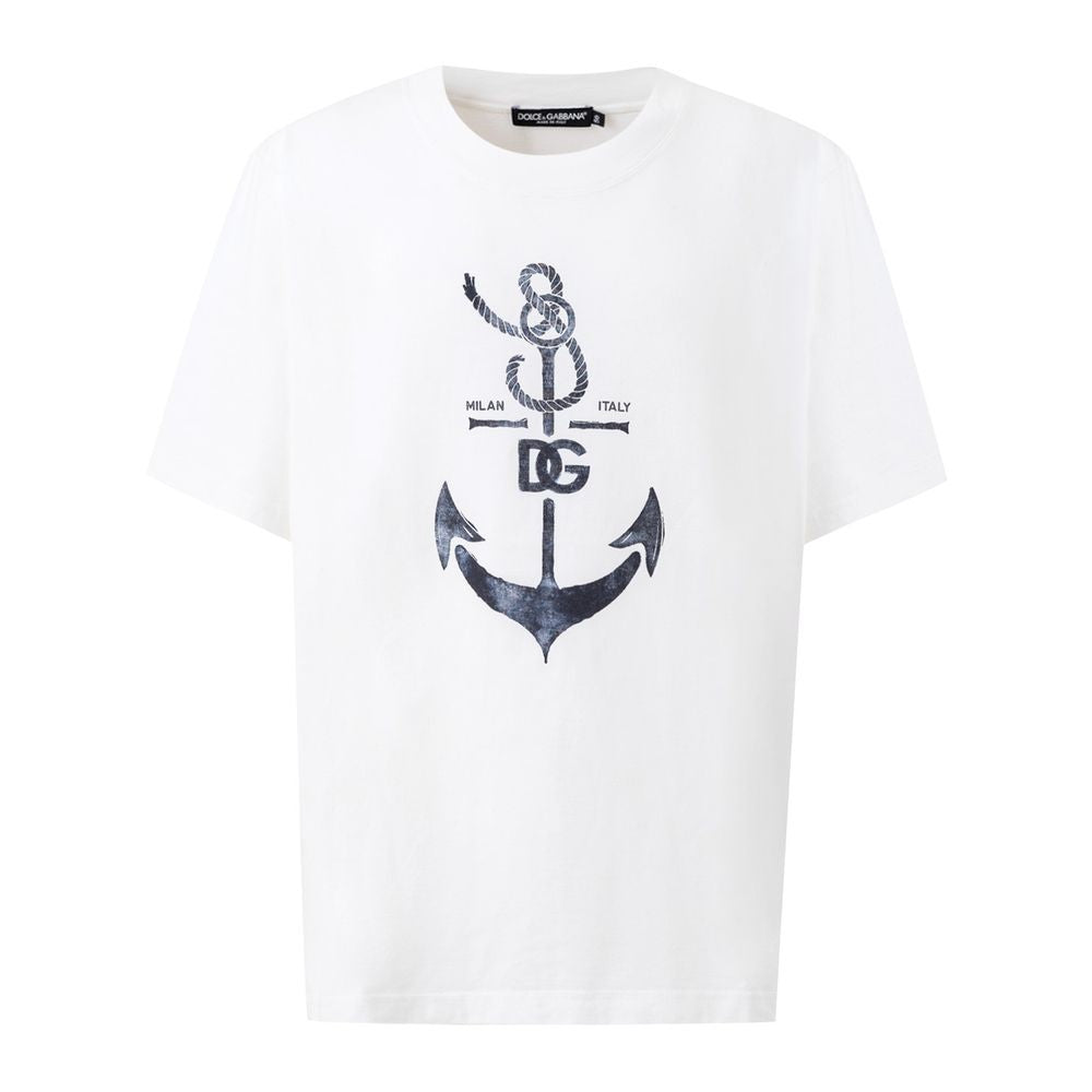 Dolce &amp; Gabbana white cotton T-shirt