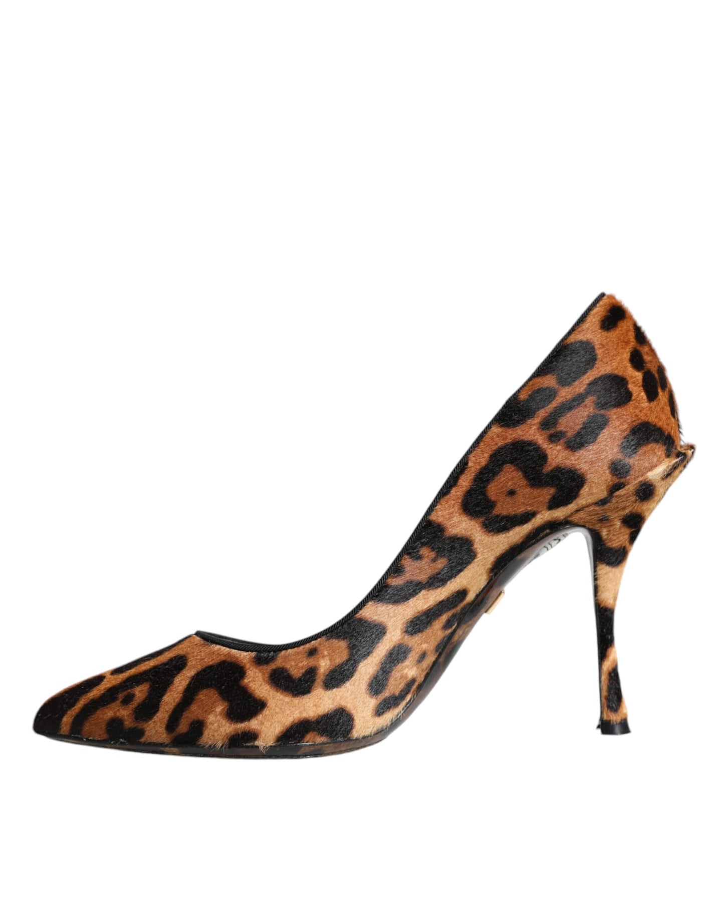 Dolce & Gabbana Braun Leopard Kalb Haar Heels Pumps Schuhe