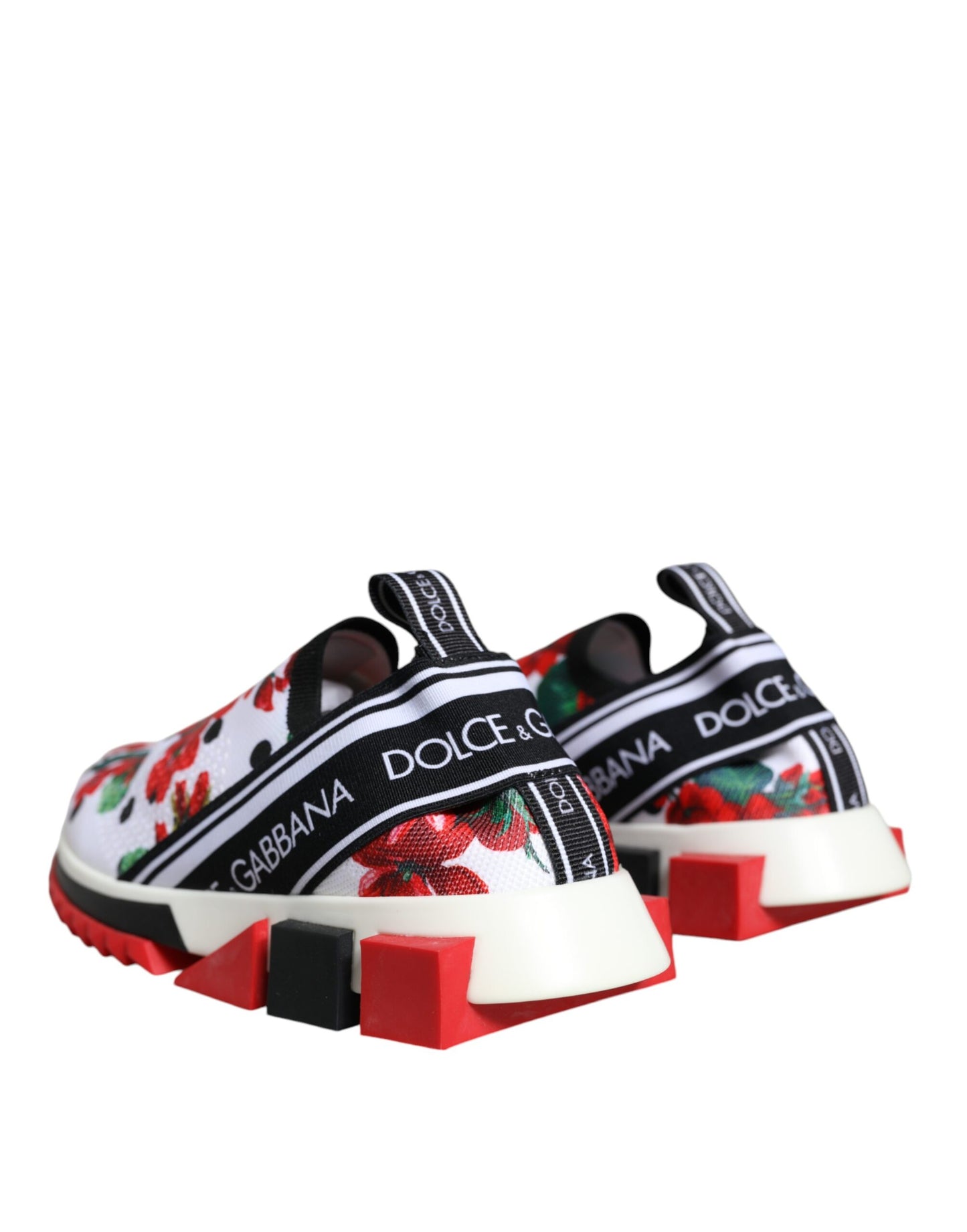 Dolce & Gabbana Multicolor Geranium Sorrento Turnschuhe Schuhe