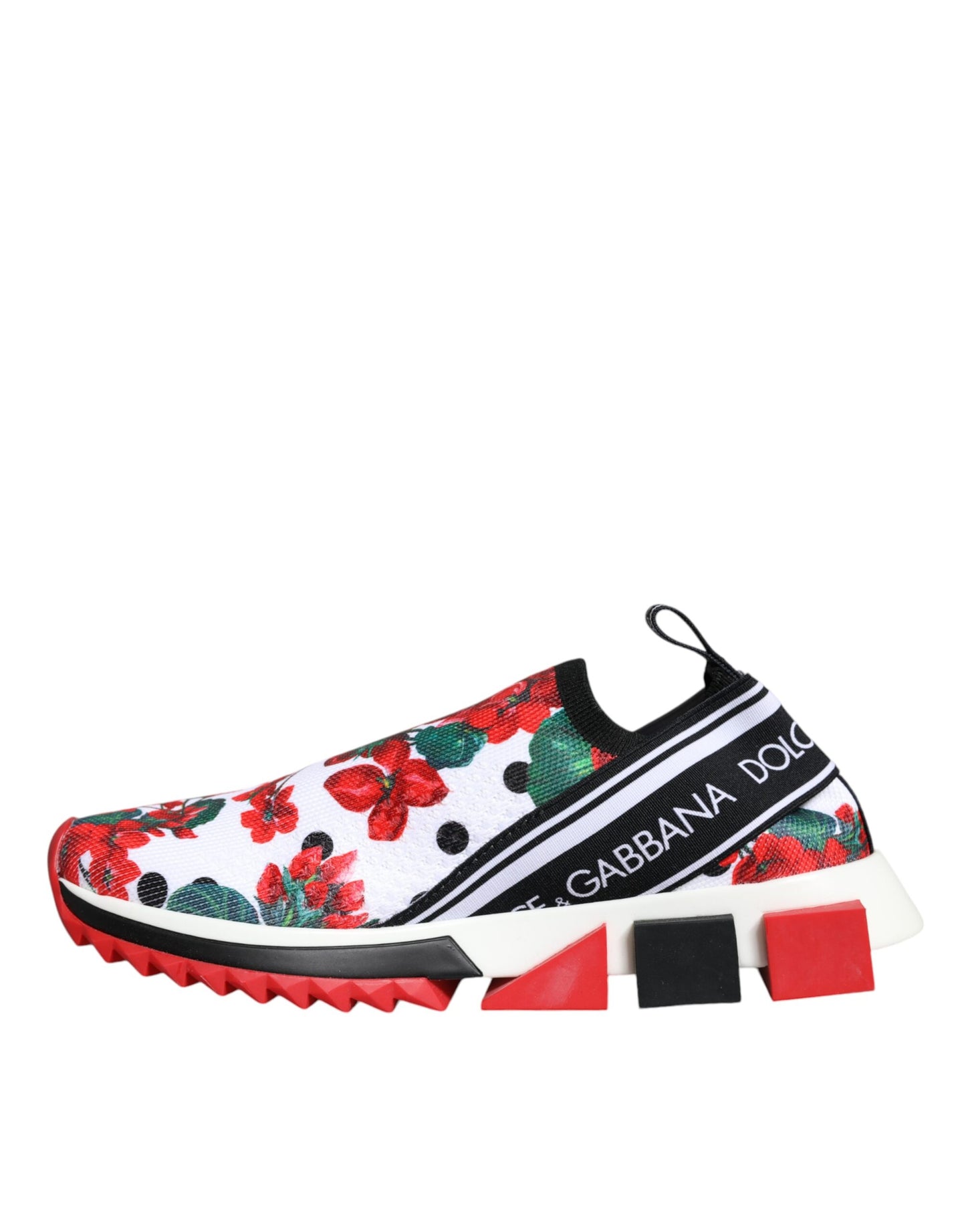 Dolce & Gabbana Multicolor Geranium Sorrento Turnschuhe Schuhe