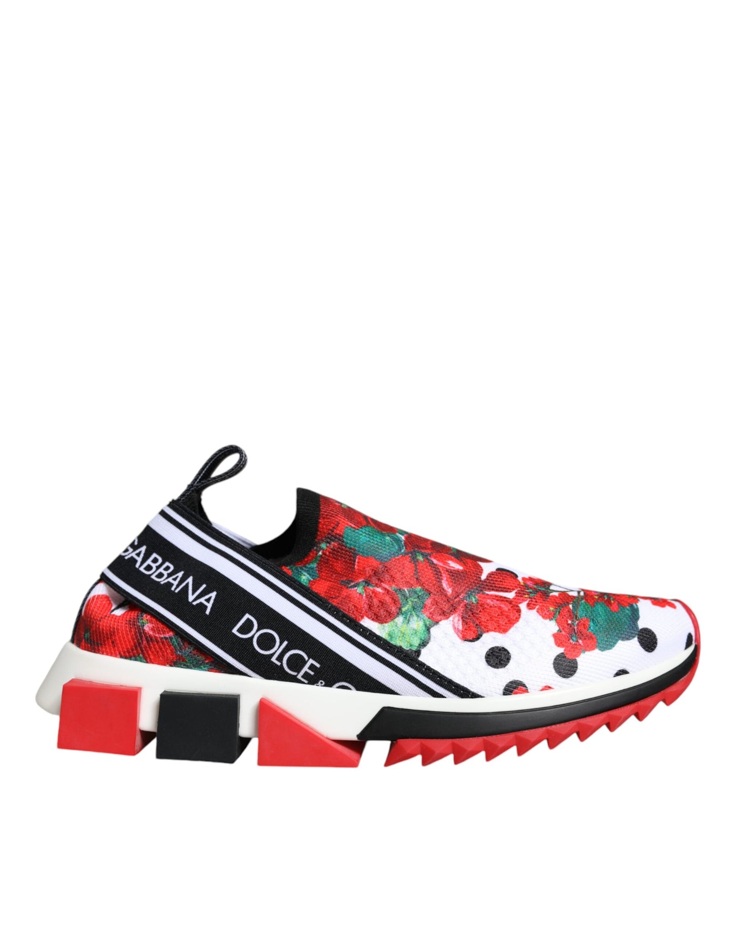 Dolce & Gabbana Multicolor Geranium Sorrento Turnschuhe Schuhe